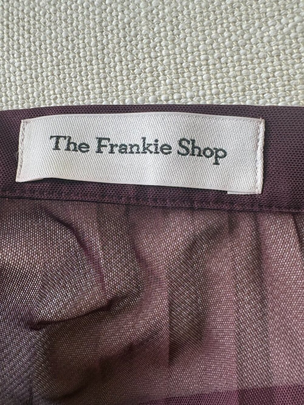 The Frankie Shop | NWOT | Pleated Mesh Maxi Skirt, Size: S - Picture 8 of 9
